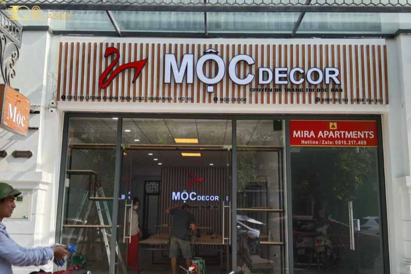 Mẫu bảng hiệu nội thất đẹp, thẩm mỹ cao