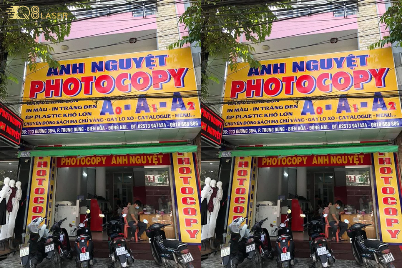 Mẫu bảng hiệu photocopy phổ biến hiện nay