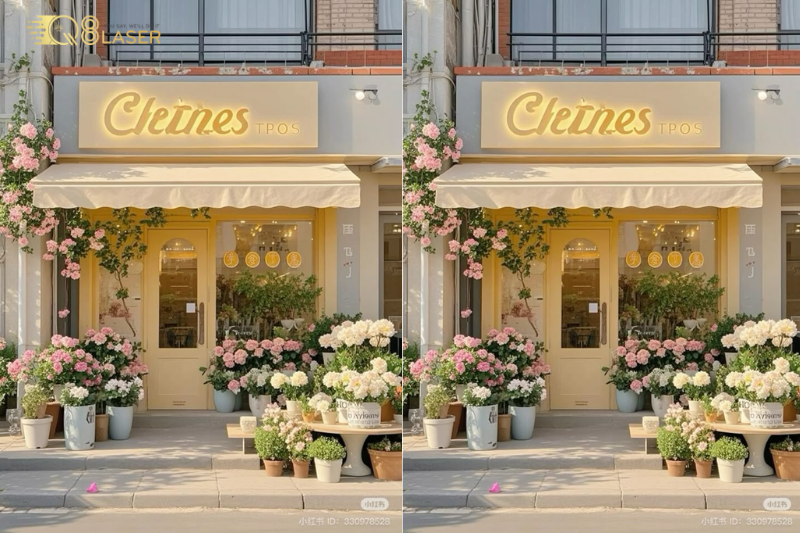 Mẫu bảng hiệu shop hoa đẹp