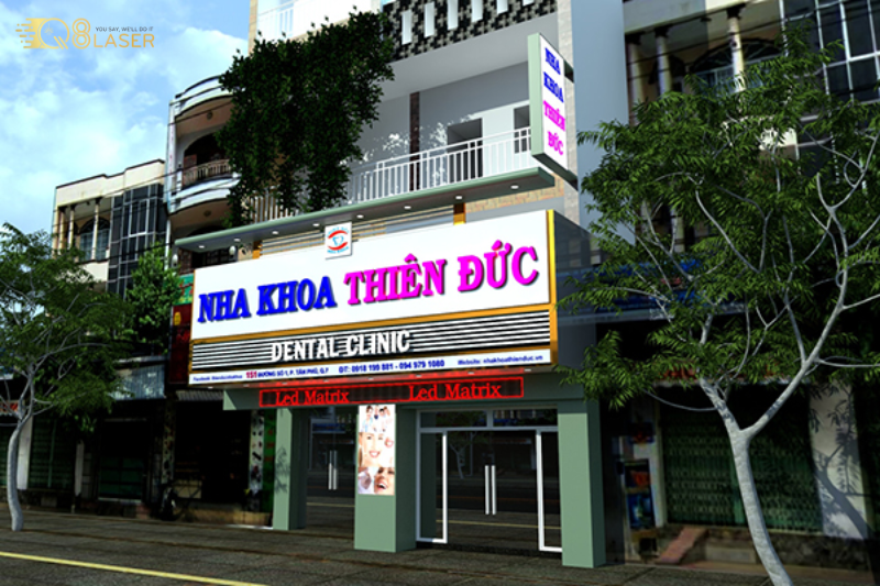 Mẫu biển nha khoa đẹp tối ưu nhận diện thương hiệu