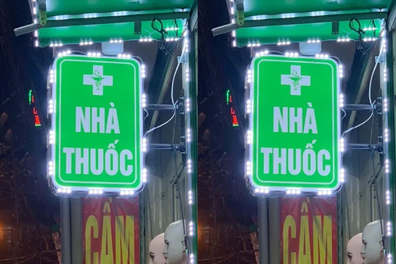 Mẫu biển nhà thuốc đẹp phù hợp nhà thuốc tư nhân