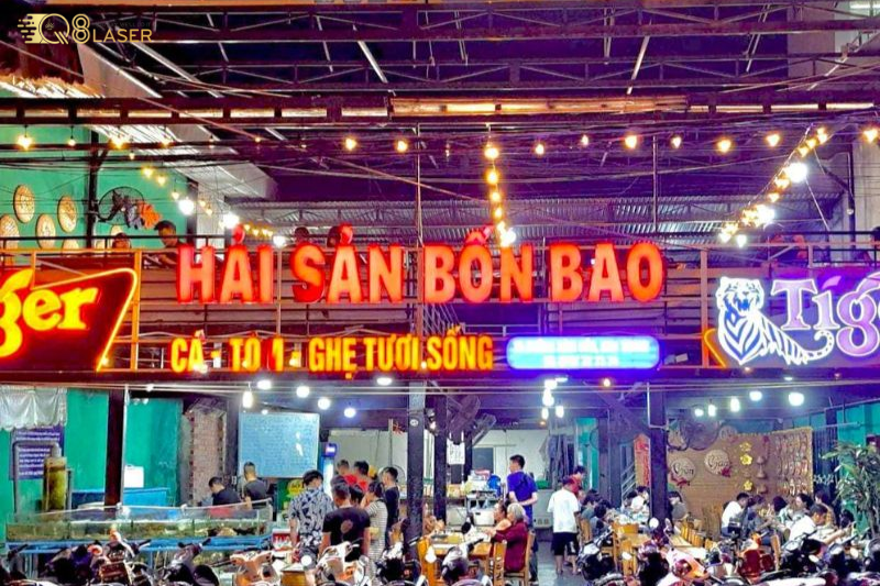 Mẫu biển quảng cáo đẹp cho cửa hàng hải sản