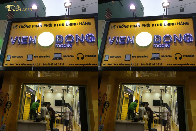 Mẫu biển quảng cáo điện thoại đẹp, đa dạng phong cách thiết kế