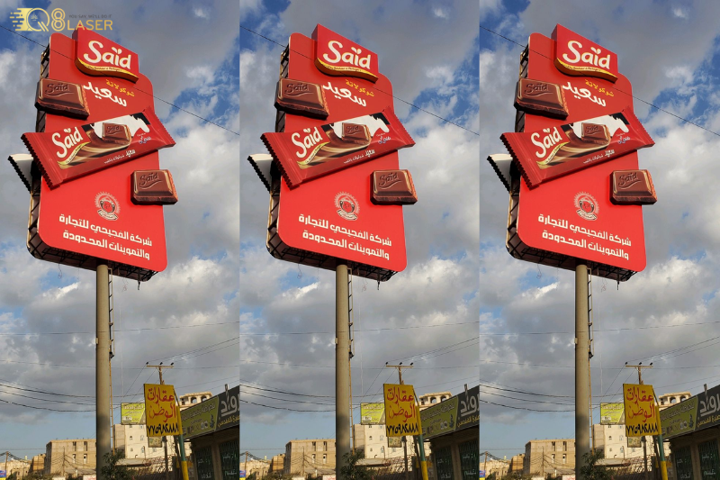 Mẫu biển quảng cáo đứng đẹp, dễ lắp đặt