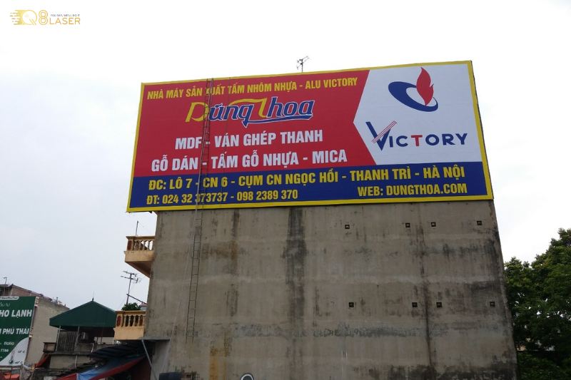 Mẫu biển quảng cáo in bạt đẹp, bền màu