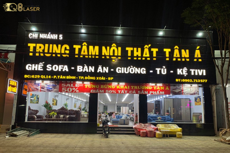 Mẫu biển quảng cáo nội thất phù hợp nhiều không gian