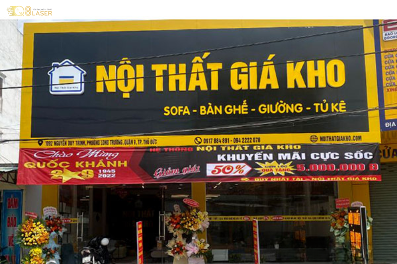 Mẫu biển quảng cáo nội thất thu hút khách hàng