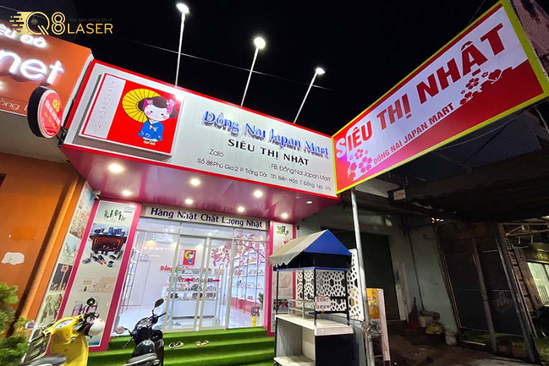 Mẫu biển quảng cáo siêu thị mini mới