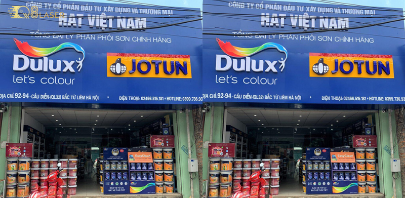 Mẫu biển quảng cáo sơn đẹp, thiết kế chuyên nghiệp.