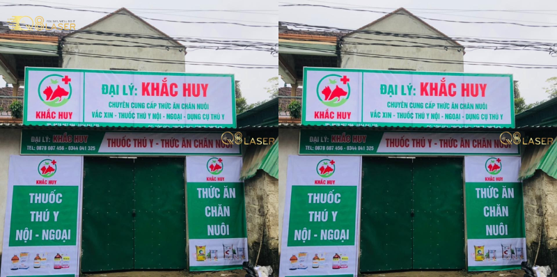 Mẫu biển quảng cáo thức ăn chăn nuôi bền đẹp, dễ đọc