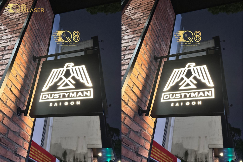 Mẫu biển quảng cáo treo tường đẹp, dễ ứng dụng thực tế