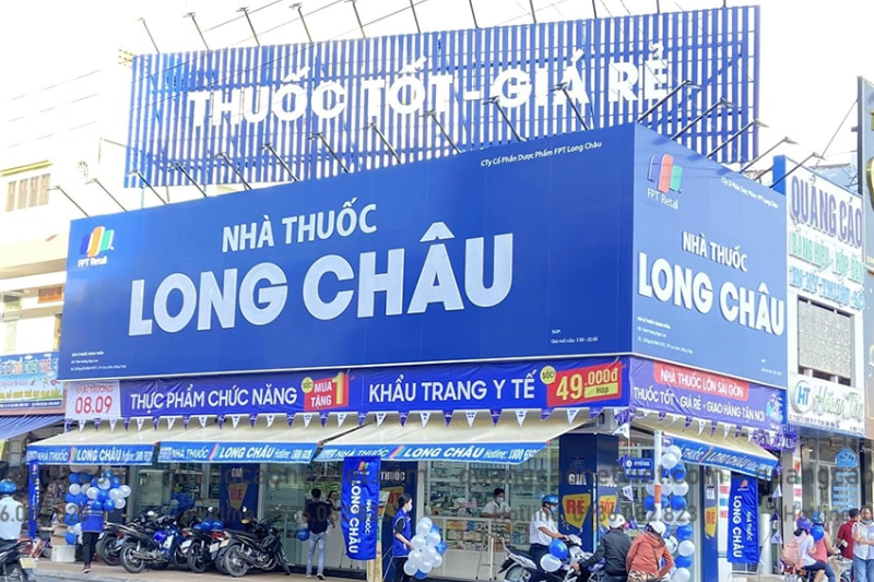 Mẫu biển quầy thuốc đẹp, màu sắc hài hòa, dễ nhận biết