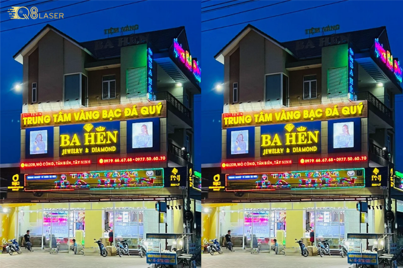 Quảng cáo vàng bạc sang trọng, cao cấp