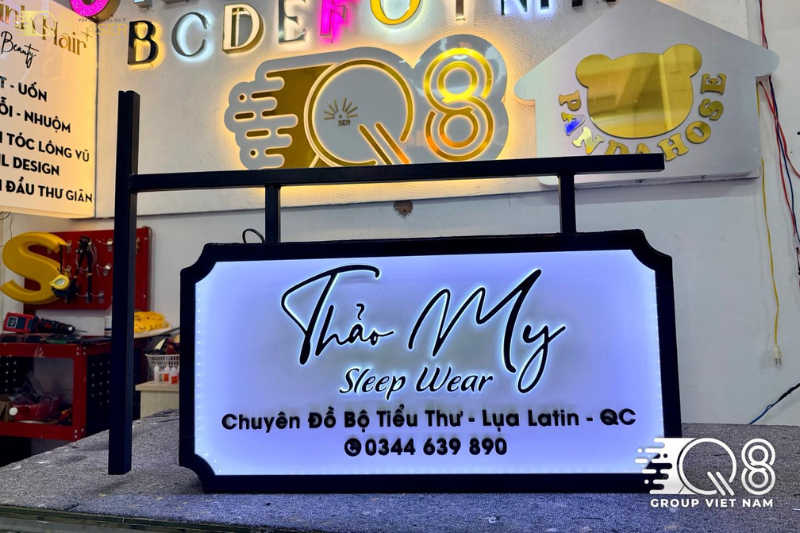 Thi công bảng hiệu chuyên nghiệp, sắc nét