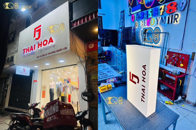 Thiết kế bảng hiệu hiện đại, tinh tế