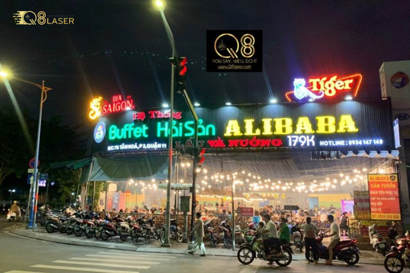 Thiết kế bảng hiệu quán nhậu theo yêu cầu riêng