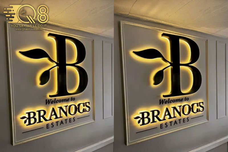 Bảng hiệu chữ inox đồng sang