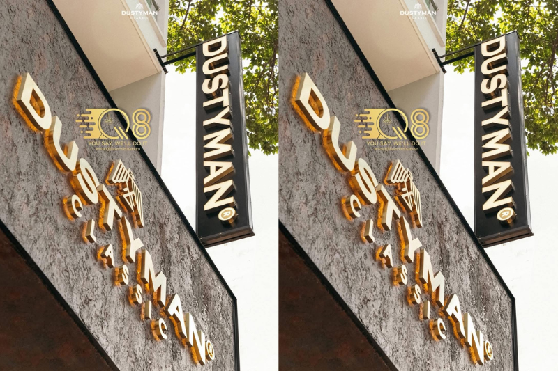 Chữ inox đồng xước cao cấp