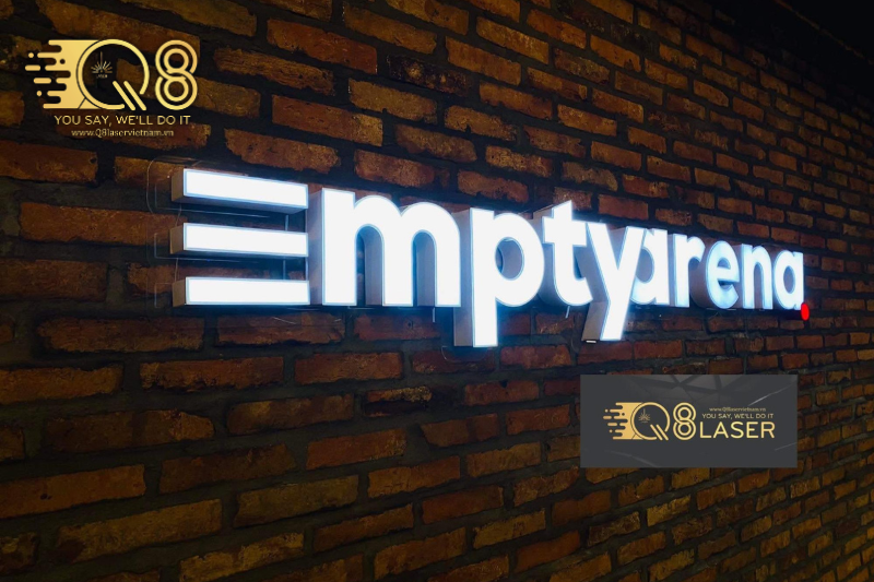 Chữ inox dồng xước sang