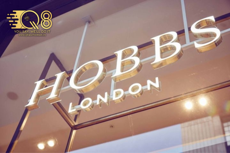 Chữ inox vàng hồng xước sang