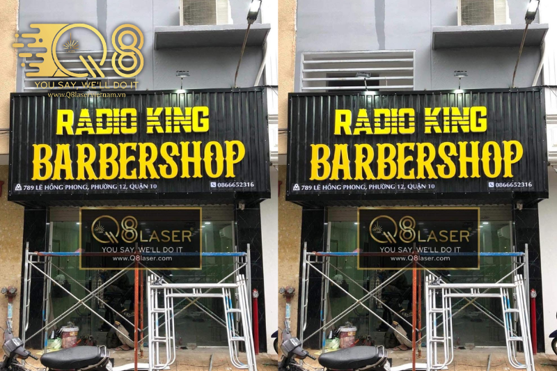 Chữ Inox Vàng Xước Không LED Là Gì?