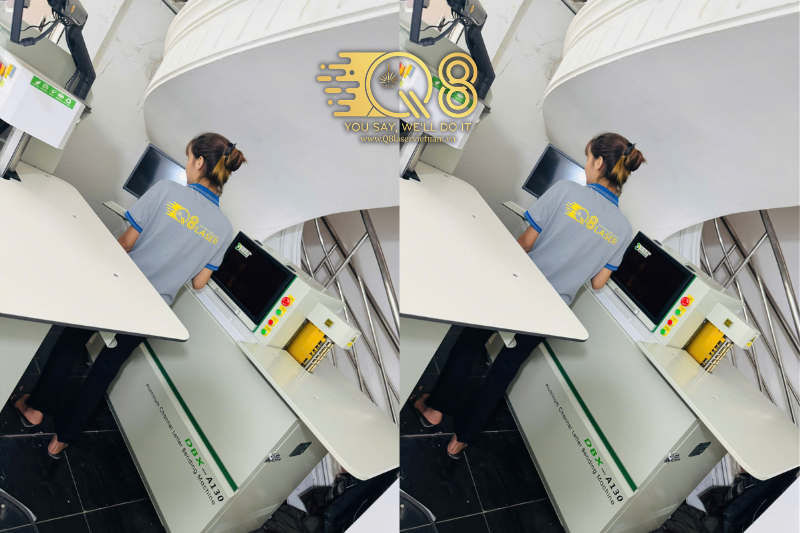 Thi công lắp đặt chữ inox