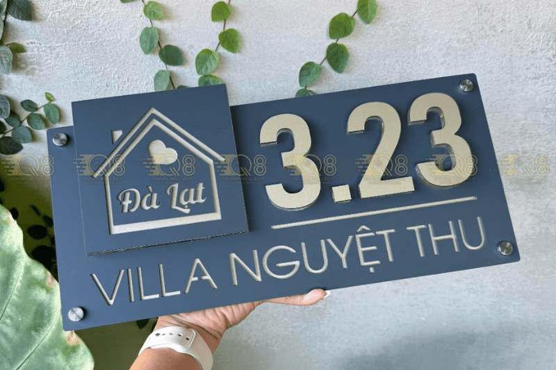 Mẫu biển số nhà đẹp quận 10