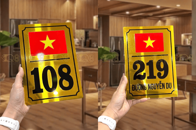Nhu cầu làm biển số nhà tại Quận 10 hiện nay